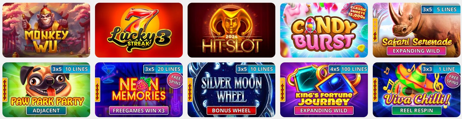 Bonsai Casino слоты